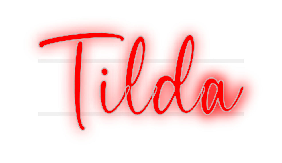 Custom Neon: Tilda