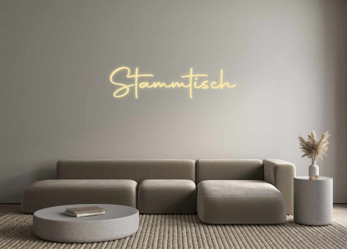 Custom Neon: Stammtisch