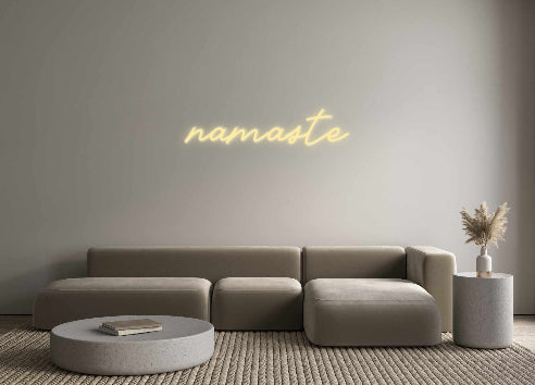 Custom Neon: namaste