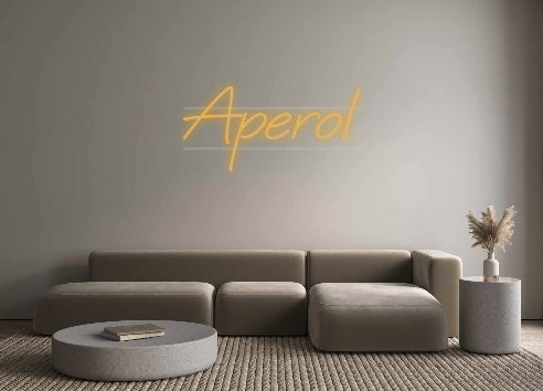 Custom Neon: Aperol