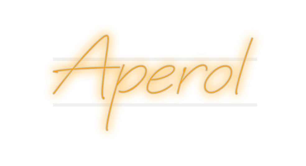 Custom Neon: Aperol