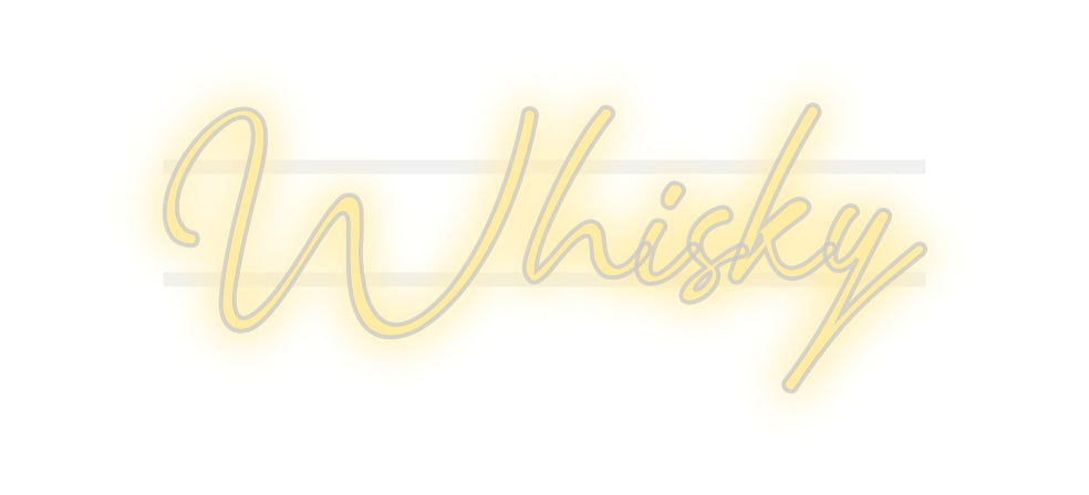 Custom Neon: Whiskey