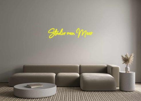 Custom Neon: Studio van Meer