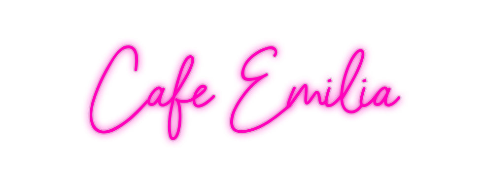 Custom Neon: Cafe Emilia