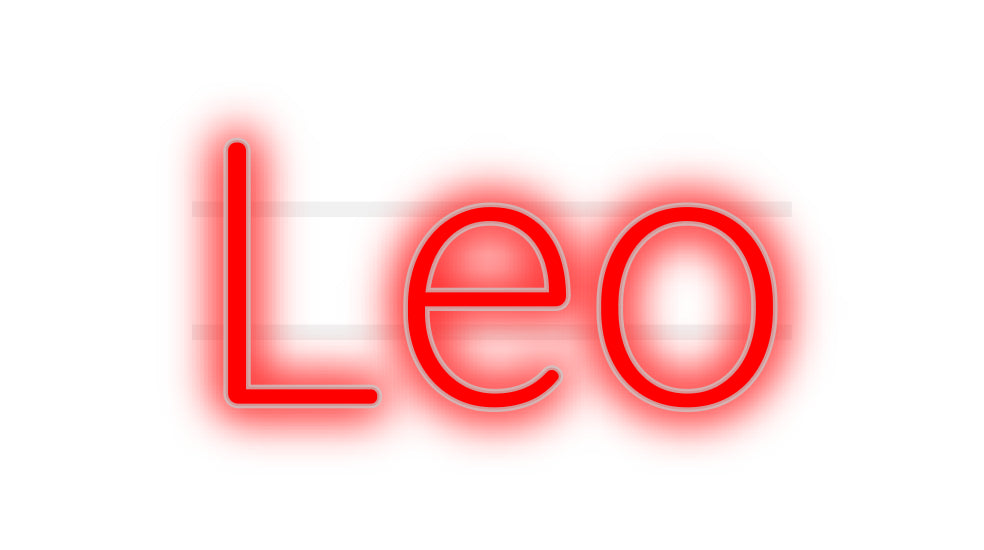 Custom Neon: Leo