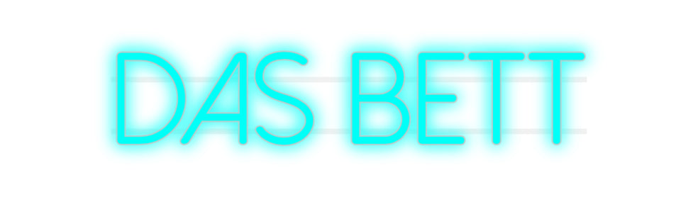 Custom Neon: das Bett