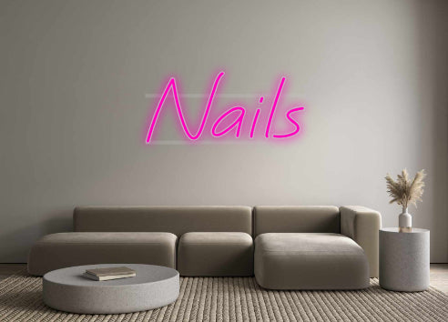 Custom Neon: Nails