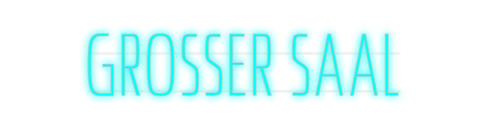 Custom Neon: GROSSER SAAL