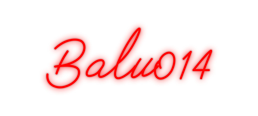 Custom Neon: Balu014