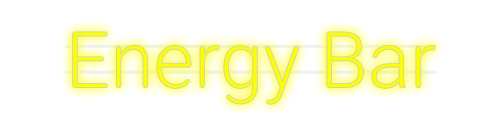 Custom Neon: Energy Bar