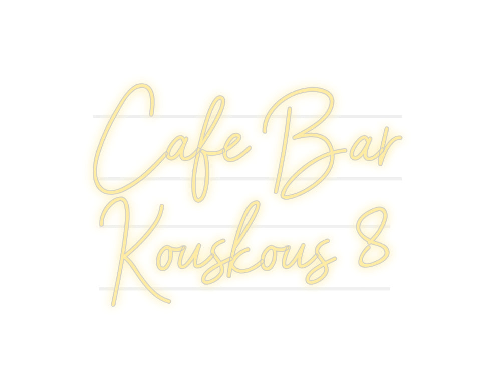 Custom Neon: Cafe Bar 
Ko...