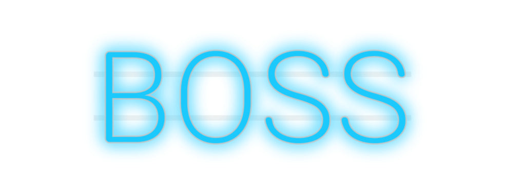 Custom Neon: BOSS