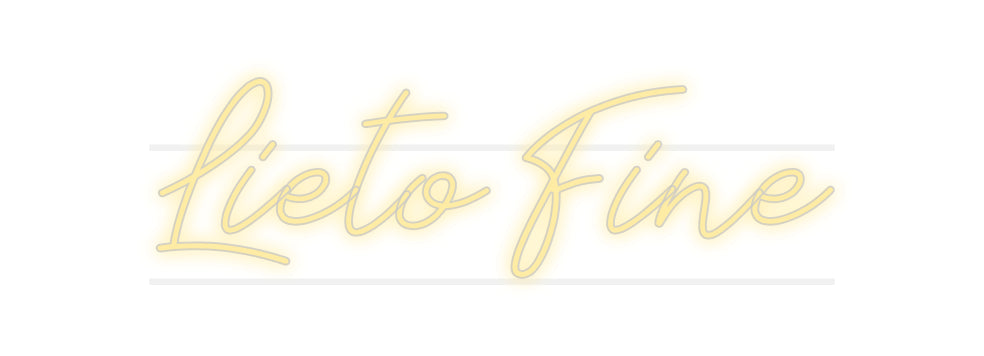 Custom Neon: Lieto Fine