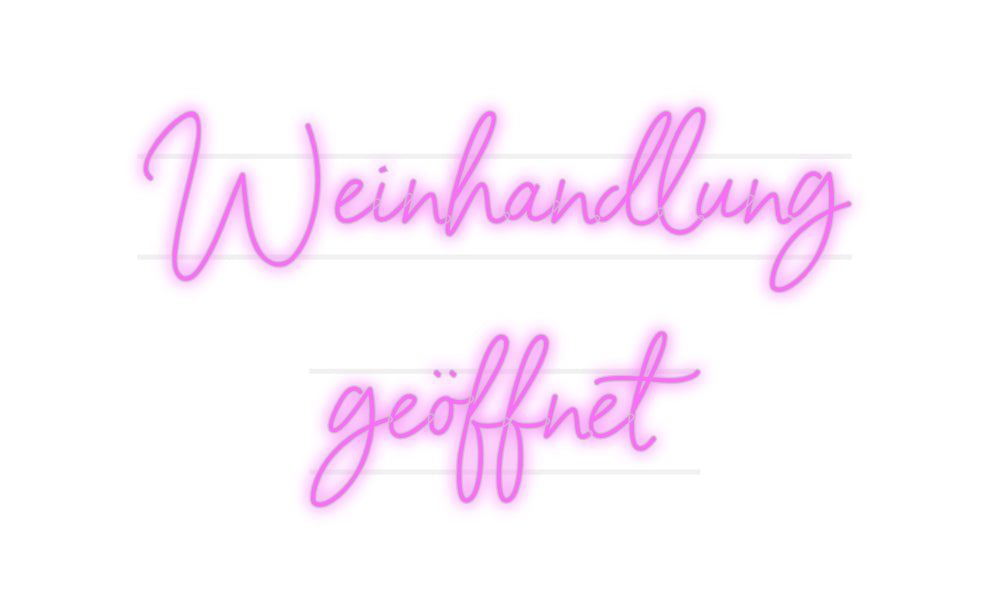 Custom Neon: Weinhandlung
...