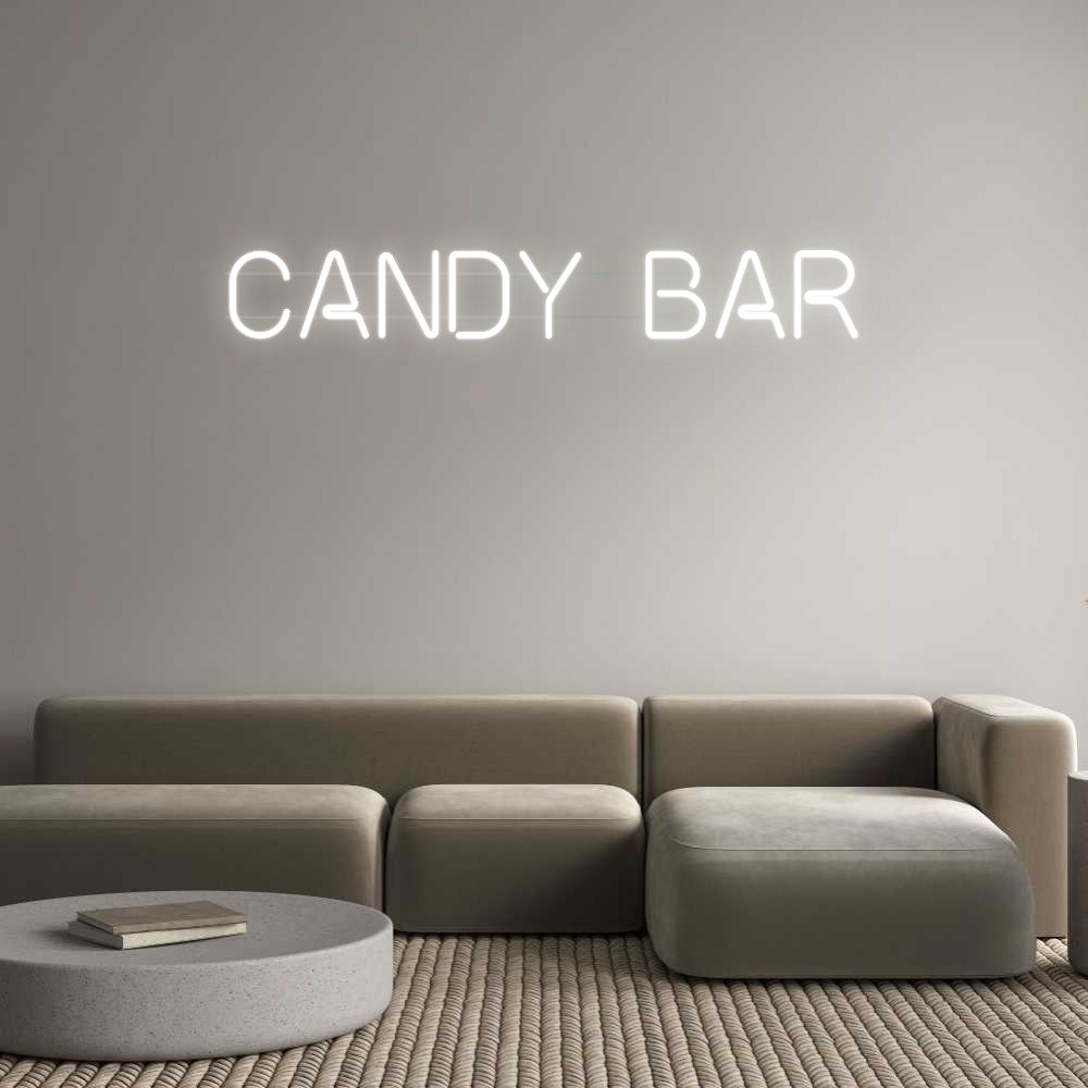 Custom Neon: CANDY BAR