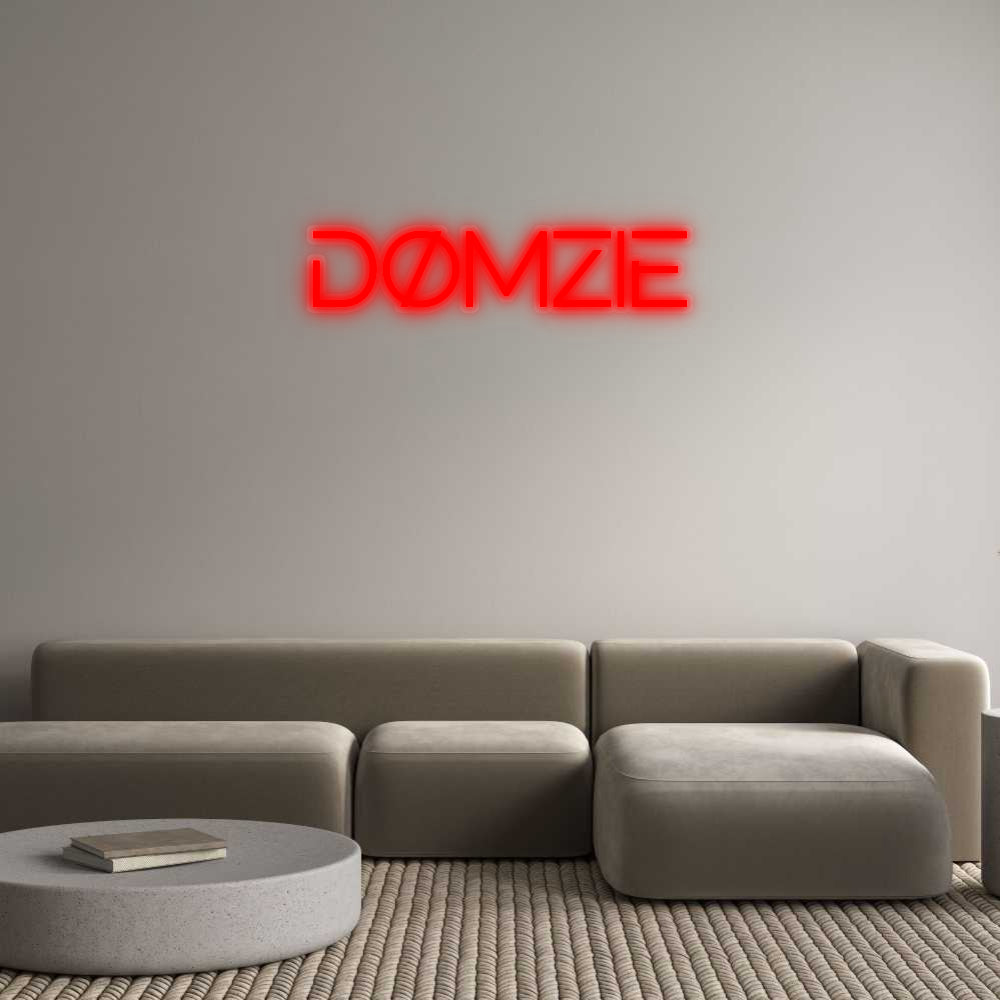 Custom Neon: DØMZIE