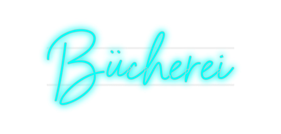 Custom Neon: Bücherei