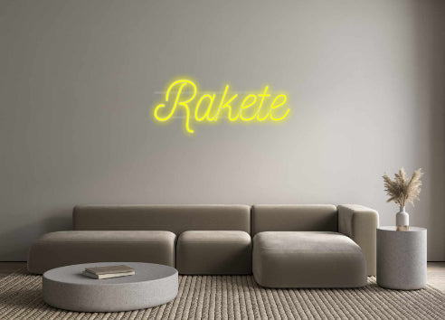 Custom Neon: Rakete