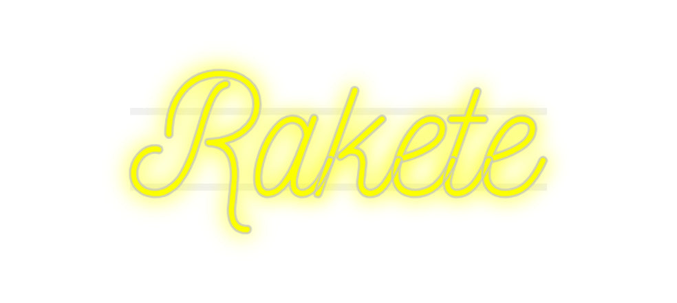 Custom Neon: Rakete