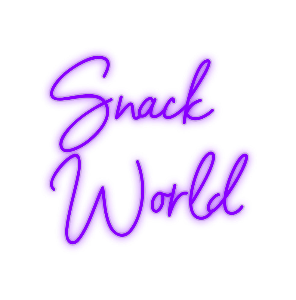 Custom Neon: Snack
    Wo...