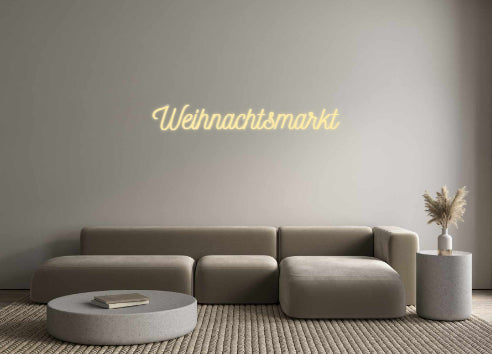 Custom Neon: Weihnachtsmarkt