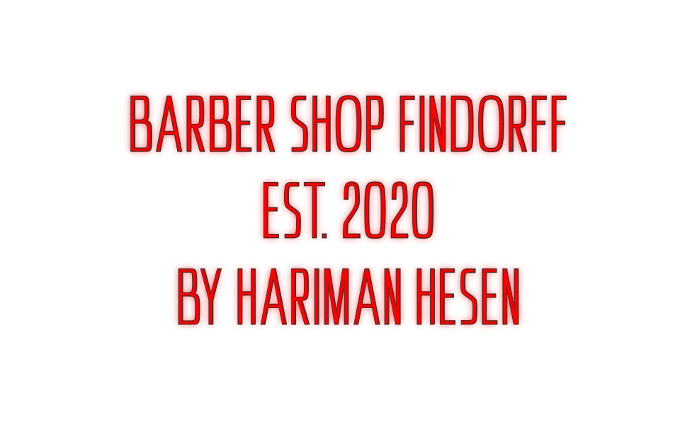 Custom Neon: BARBER SHOP F...