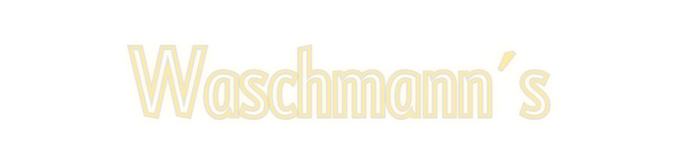 Custom Neon: Waschmann´s