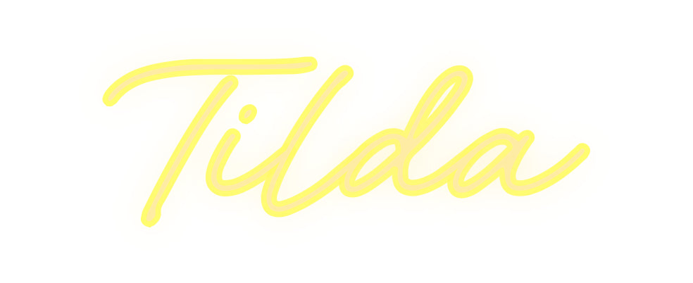 Custom Neon: Tilda