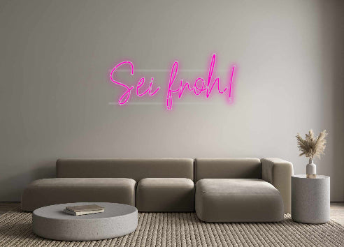 Custom Neon: Be happy!