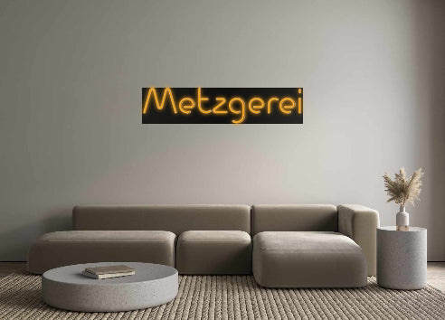 Custom Neon: Metzgerei