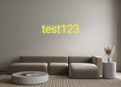 Custom Neon: test123