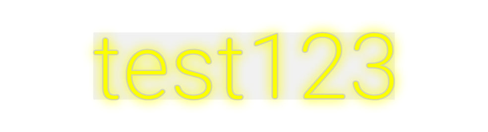 Custom Neon: test123