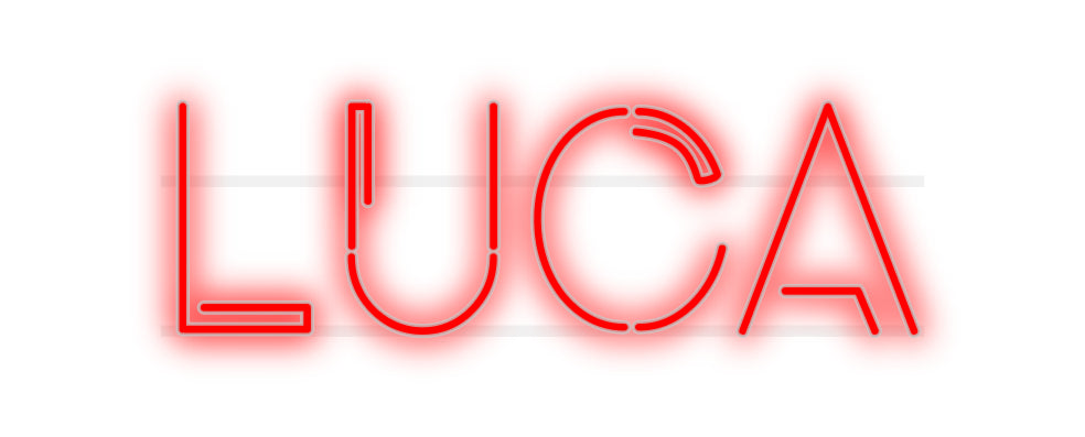 Custom Neon: LUCA