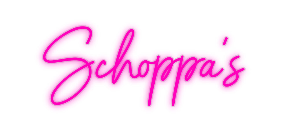 Custom Neon: Schoppa’s