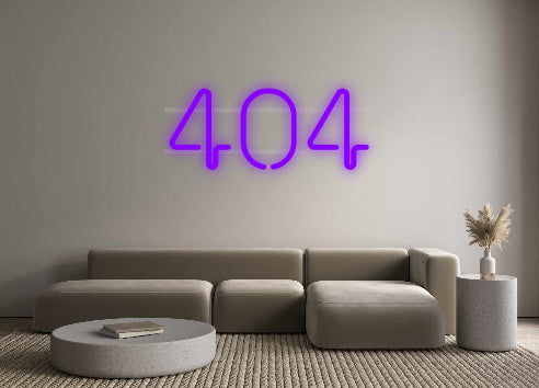 Custom Neon: 404