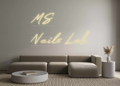 Custom Neon: MS
 Nails Lab