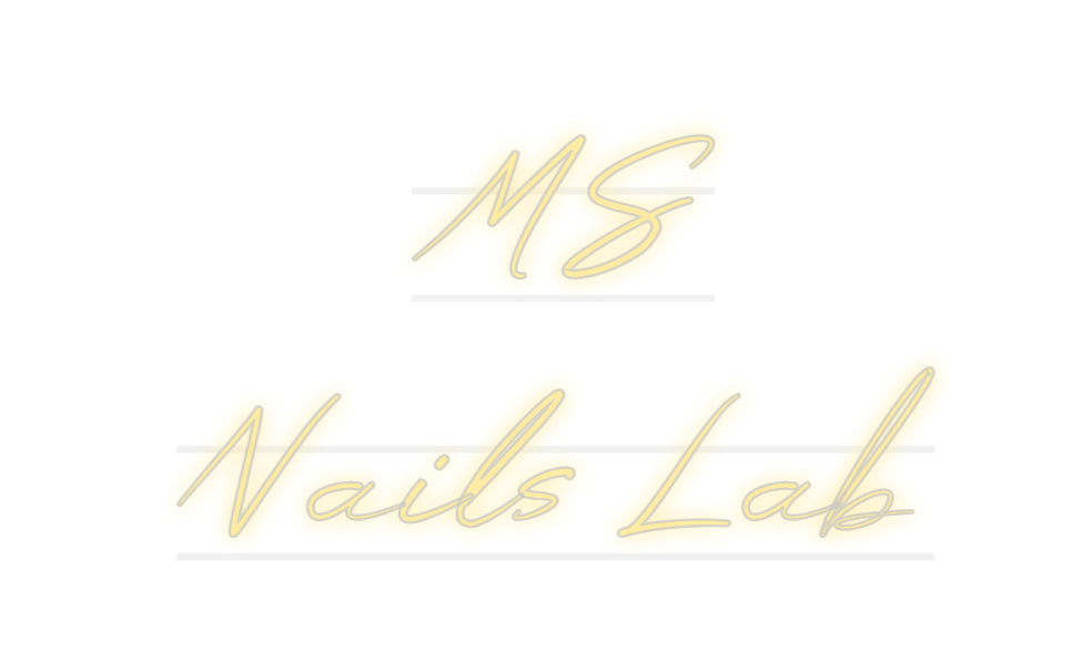 Custom Neon: MS
 Nails Lab