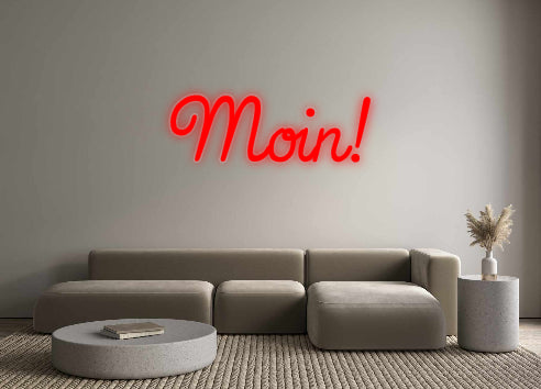 Custom Neon: Moin!