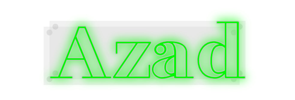 Custom Neon: Azad