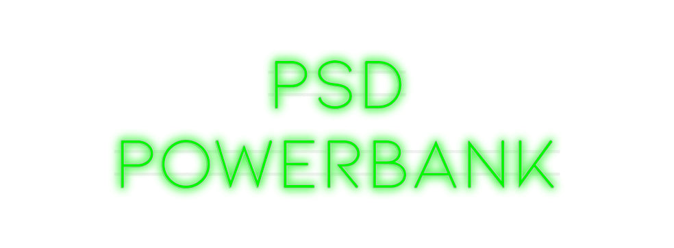 Custom Neon: PSD 
powerbank