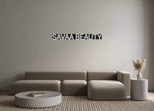 Custom Neon: SAVAA BEAUTY