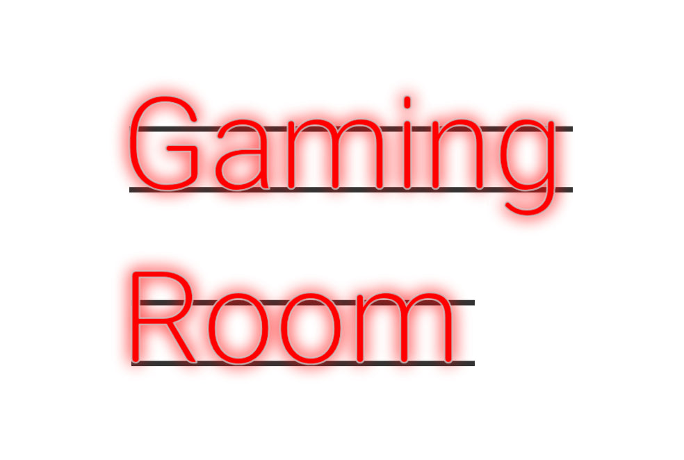 Custom Neon: Gaming
 Room