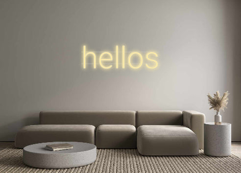 Custom Neon: hellos