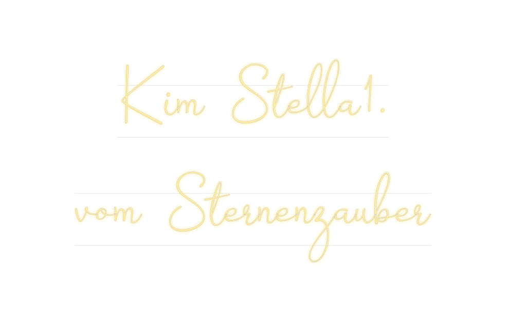 Custom Neon: Kim Stella1.
...