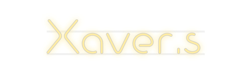 Custom Neon: Xaver.s