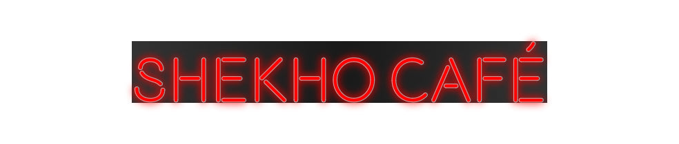 Custom Neon: Shekho Café