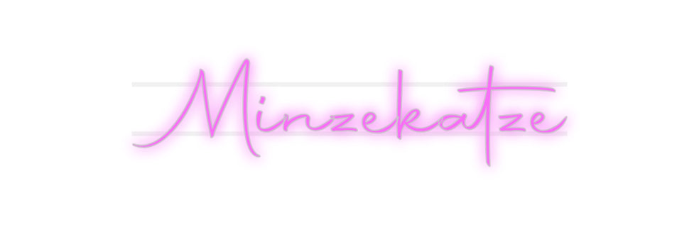 Custom Neon: Minzekatze