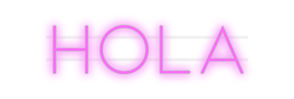 Custom Neon: HELLO