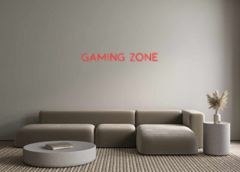 Custom Neon: GAMING ZONE