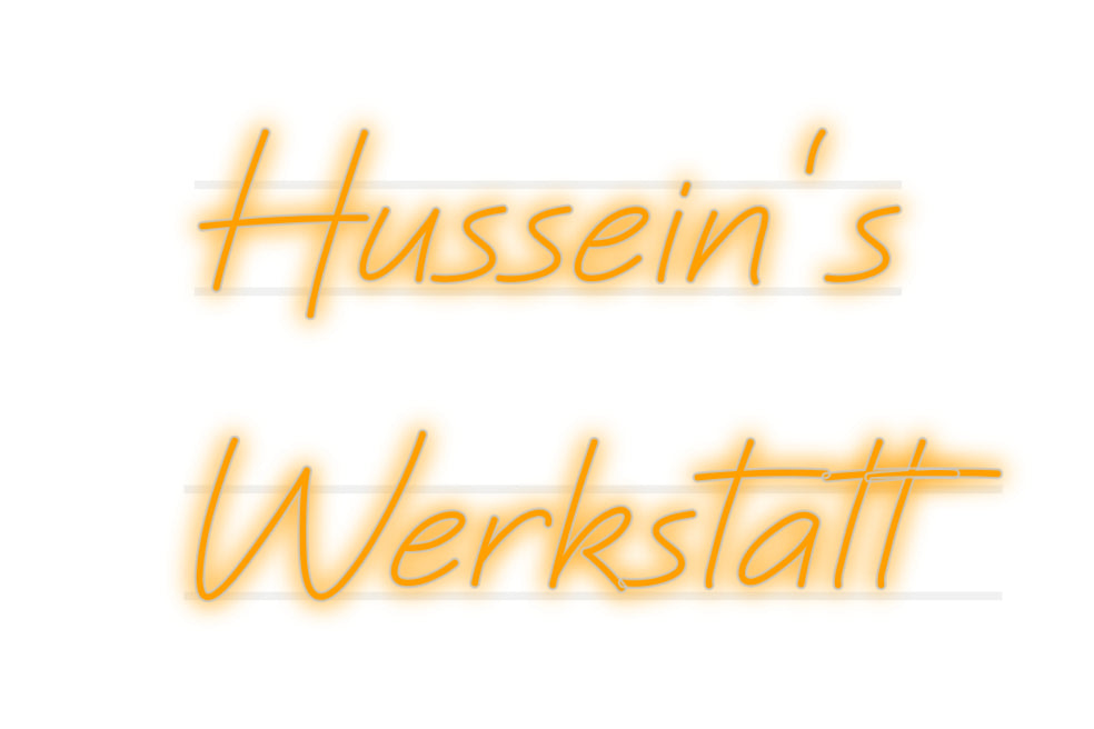 Custom Neon: Hussein's
 We...